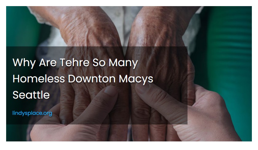 Why Are Tehre So Many Homeless Downton Macys Seattle