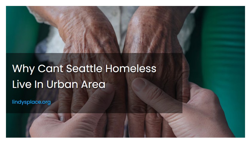 Why Cant Seattle Homeless Live In Urban Area